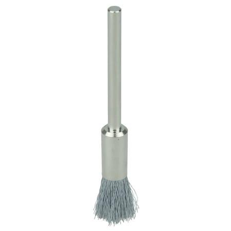 Weiler 5/16" Miniature Wire End Brush, .005" Steel Fill, 1/8" Stem 26113